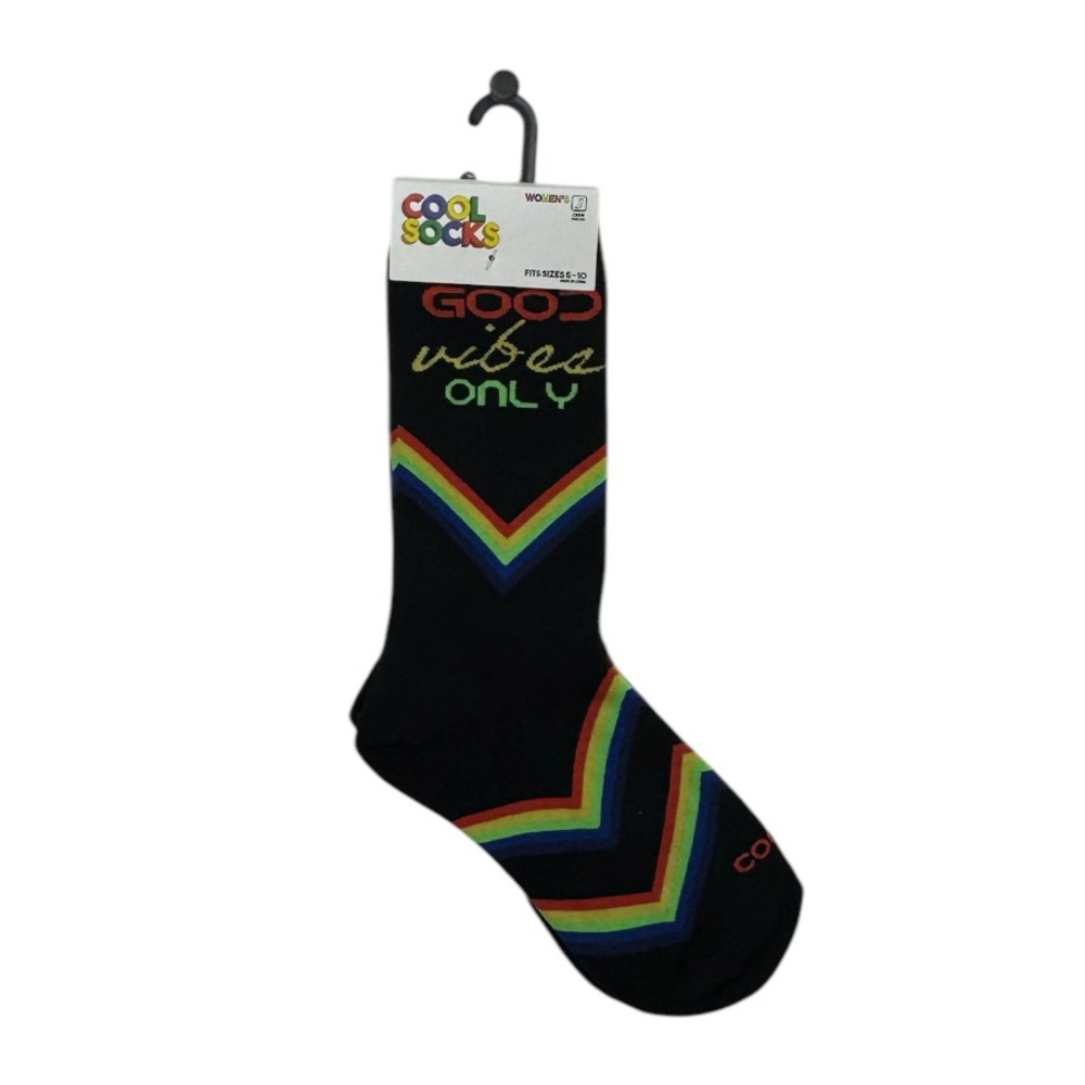 Cool socks women’s crew style socks fits sizes 5-10 brand new in packaging!